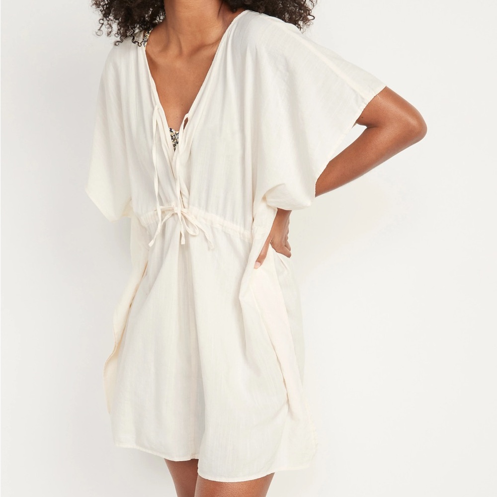 Old Navy Cream Swim Coverup